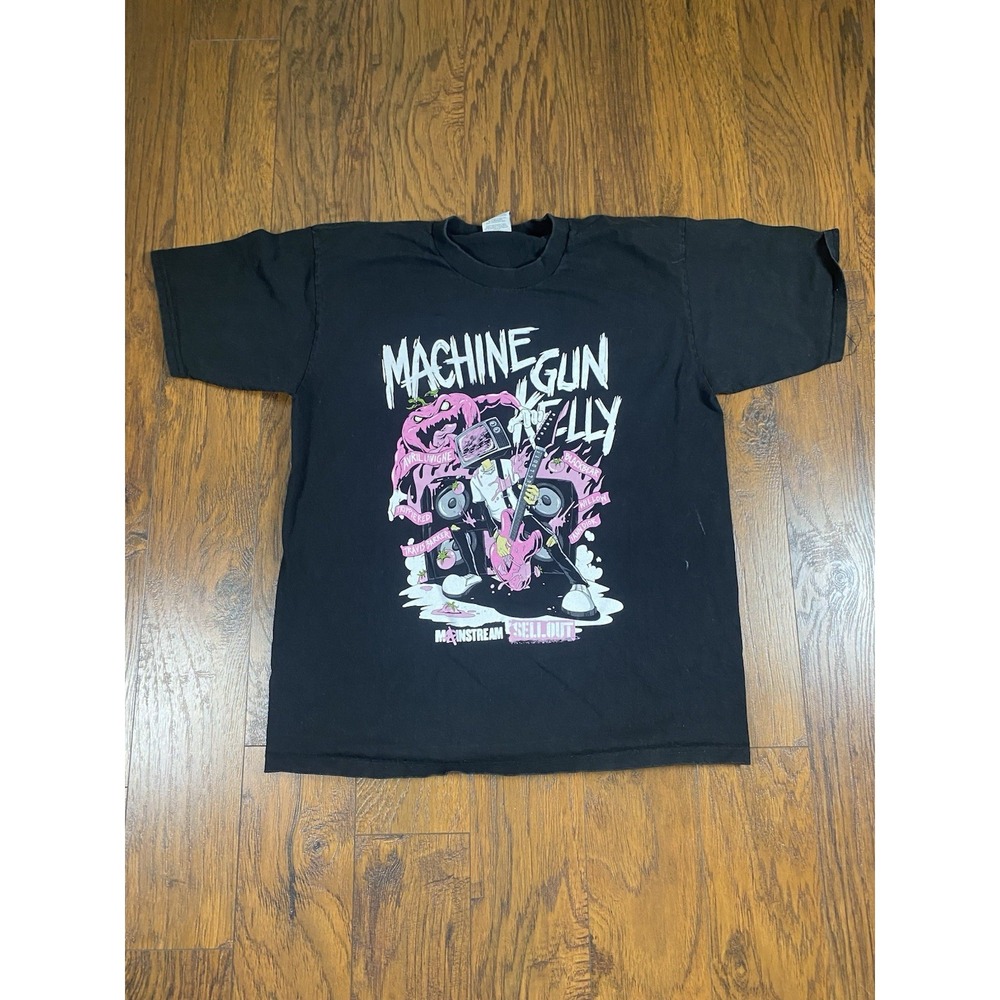 Machine Gun Kelly Mainstream Sellout Tour 2022 T-Shirt Mens XL Black Graphic Tee